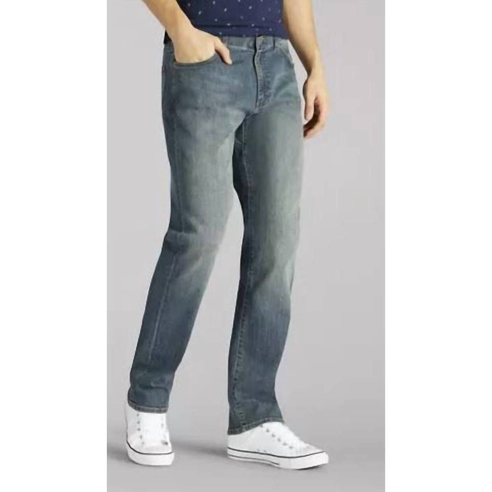 NEW LEE JEANS men's extreme motion mega athletic relaxed-fit stretch stackable s